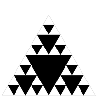 Sierpinski triangle of order 3