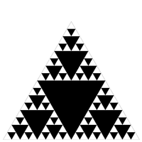 Sierpinski triangle of order 4